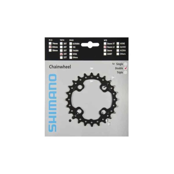 Shimano plateau FC-M675 24dents